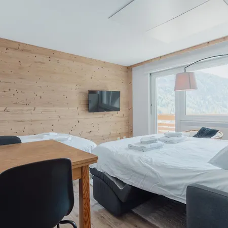 Avec Vue Majestueuse Sur Les Montagnes アパート *